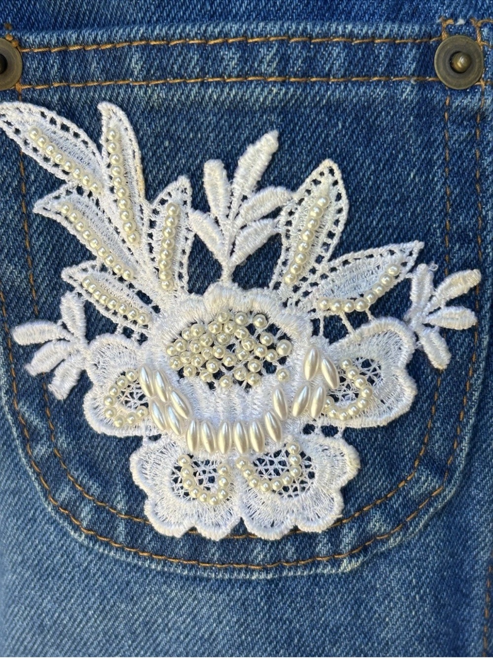 Vintage Womens 4th Of July Denim Vest S/M Stars & Stripes Uncle Sam EC - Picture 6 of 15